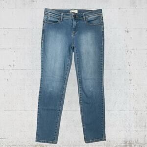 Free People Woman’s Skinny Stretch Jean Medium Blue Denim Size 29